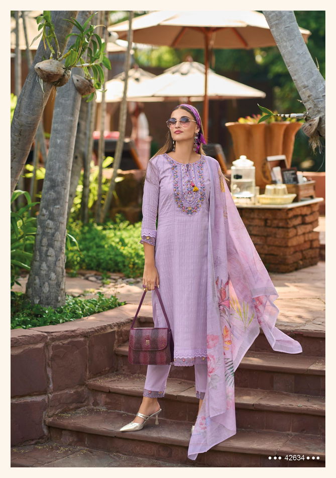 Summer Garden By Kailee Pure Cotton Designer Kurti With Bottom Dupatta Wholesale Price In Surat